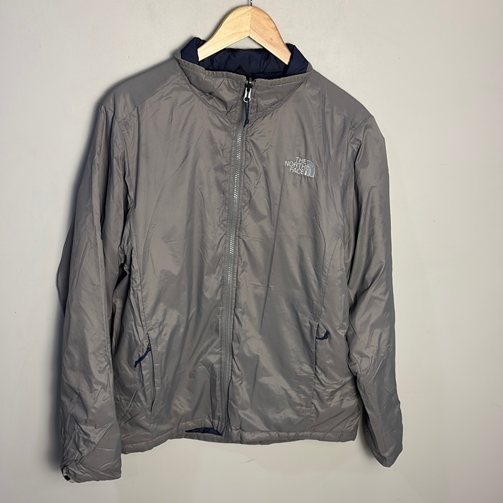 The North Face Men's Gray Jacket Lightweight Nylon Size S